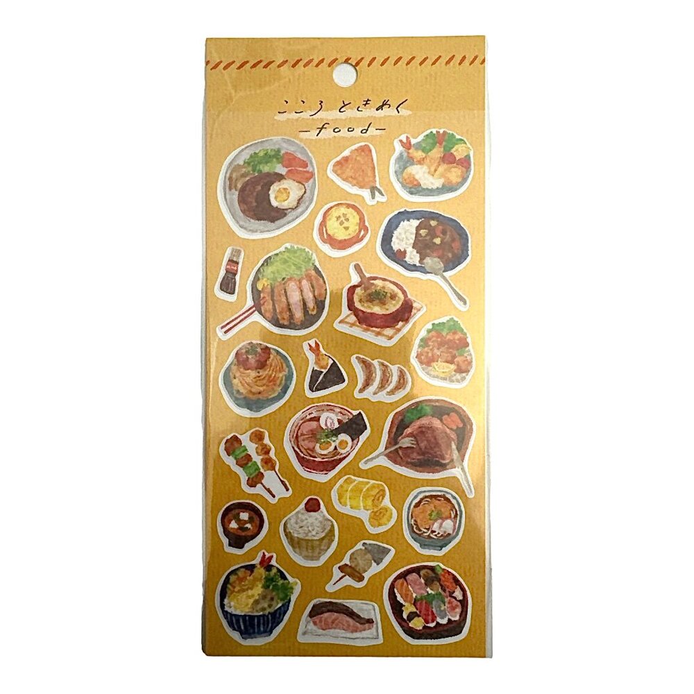 Kawaii Food -Japanese cuisine- こころときめく - Mind Wave Stickers made in Japan